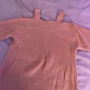 Soho pink knit sweater